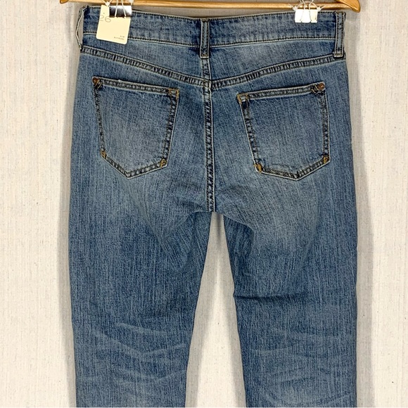 Pilcro~Anthropolgie~NWT~Womens Slim Boyfriend Medium Wash Distressed Jeans~Sz 26 - Picture 8 of 15